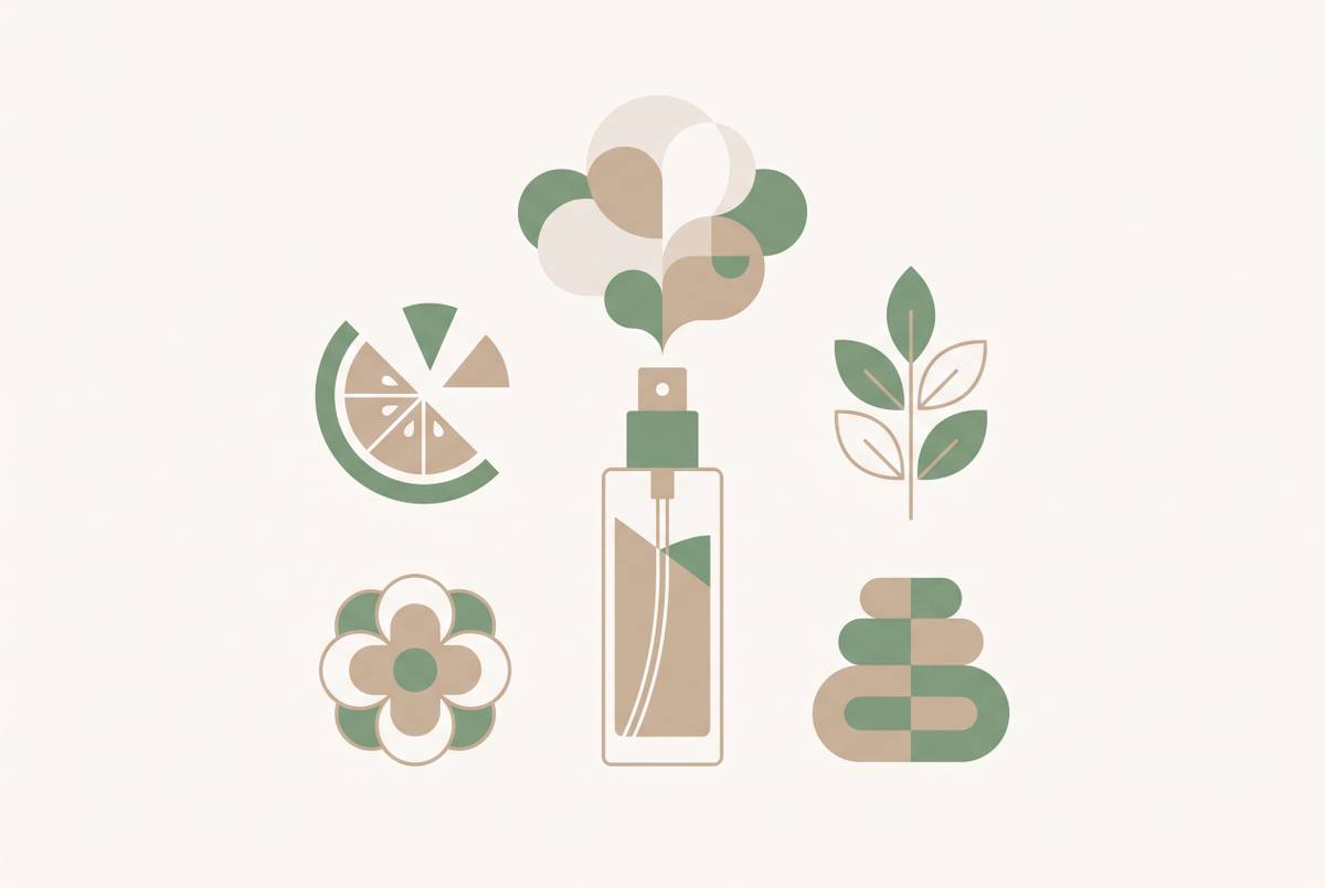 Cover illustration for “Best Fragrance Oils for Cold-Air Diffusers by Scent Family”