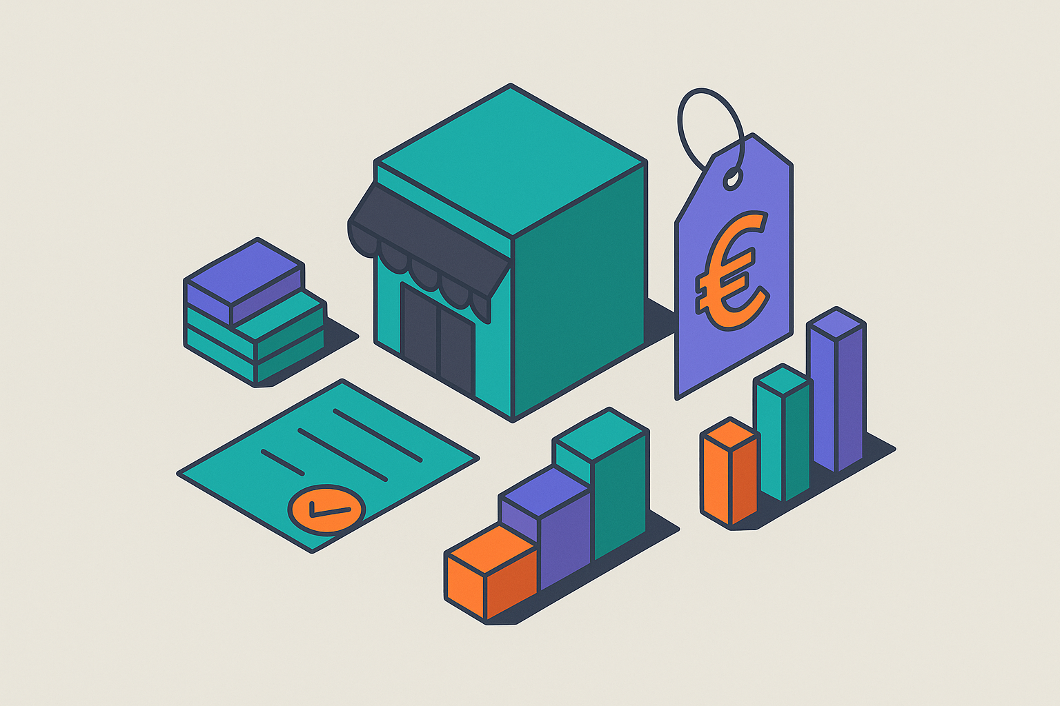 Cover illustration for “European merchant of record providers and their pricing models”