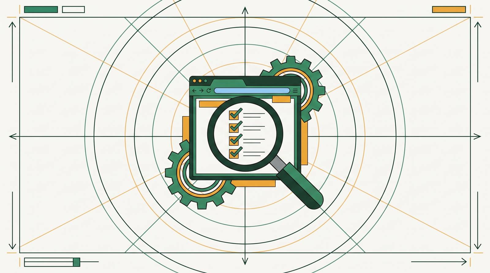 Cover illustration for “Technical SEO Audit Checklist for Small Business Sites”