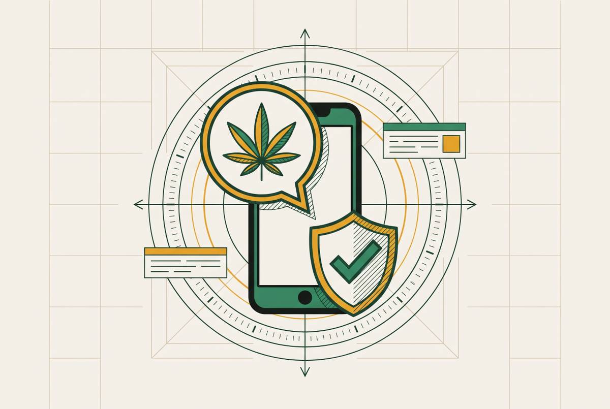 Cover illustration for “SMS and Text Marketing Compliance for CBD Brands”