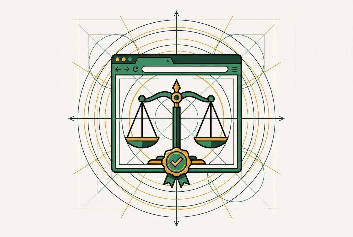 Cover illustration for “Law Firm Website Content Requirements for Bar Compliance”