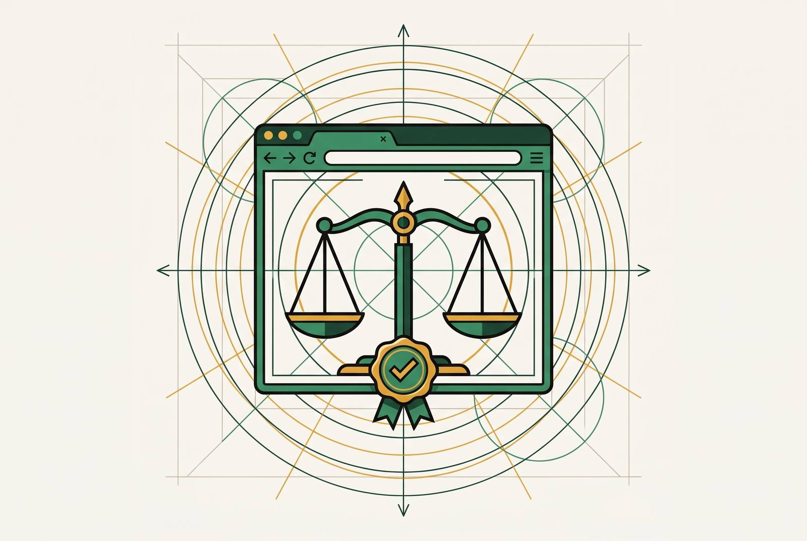 Cover illustration for “Law Firm Website Content Requirements for Bar Compliance”
