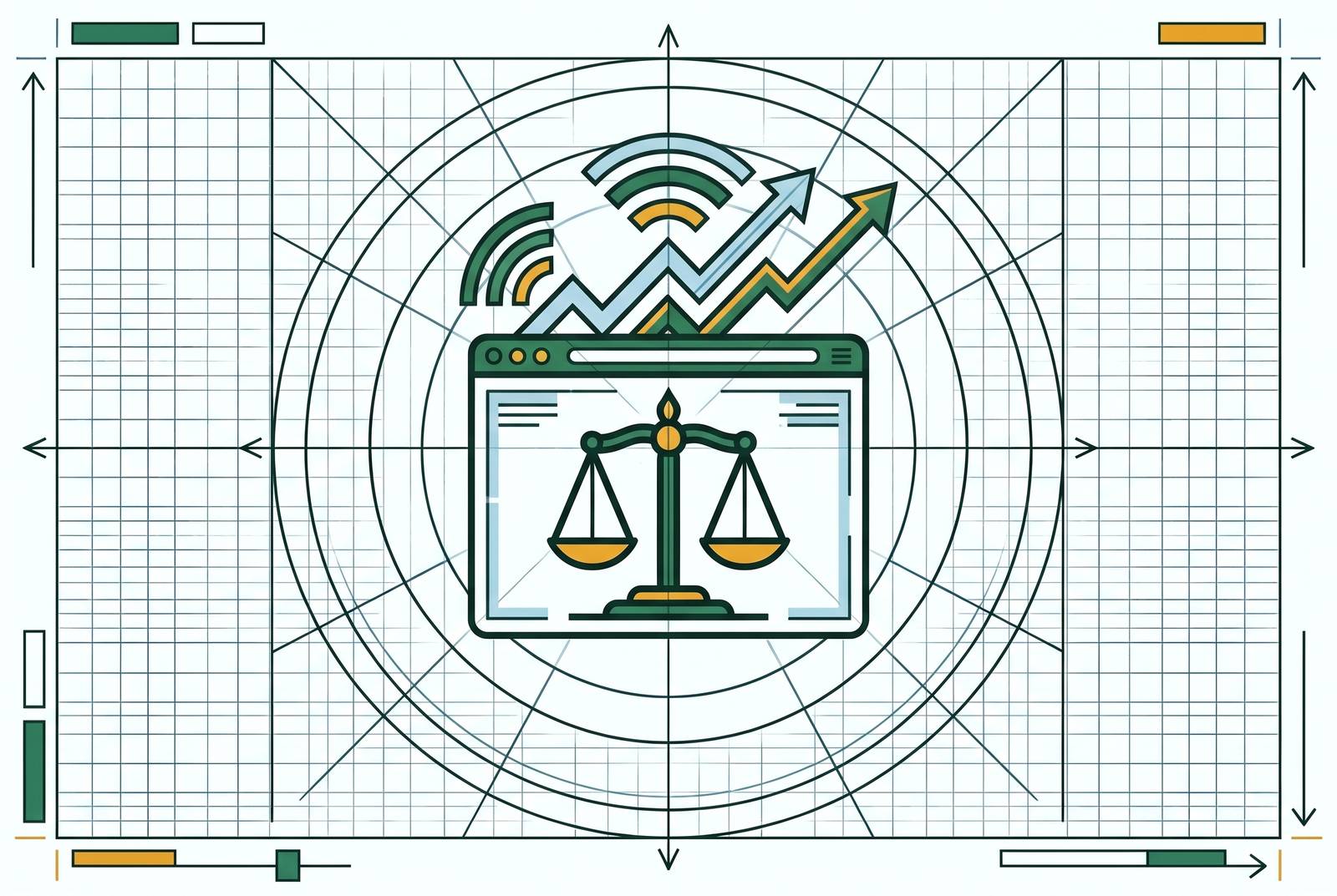 Cover illustration for “How Lawyers Should Actually Market Themselves Online”