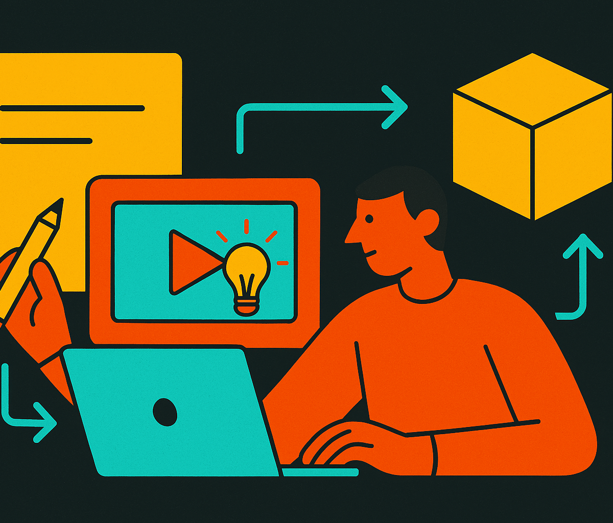 Cover illustration for “Scripting Explainer Videos for Complex B2B Products”