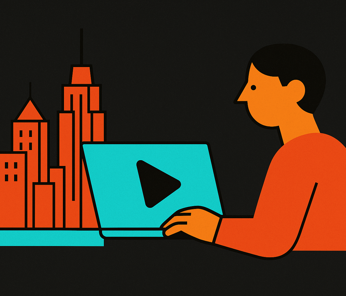 Cover illustration for “Comparing NYC Video Agencies to Remote-First Video Vendors”