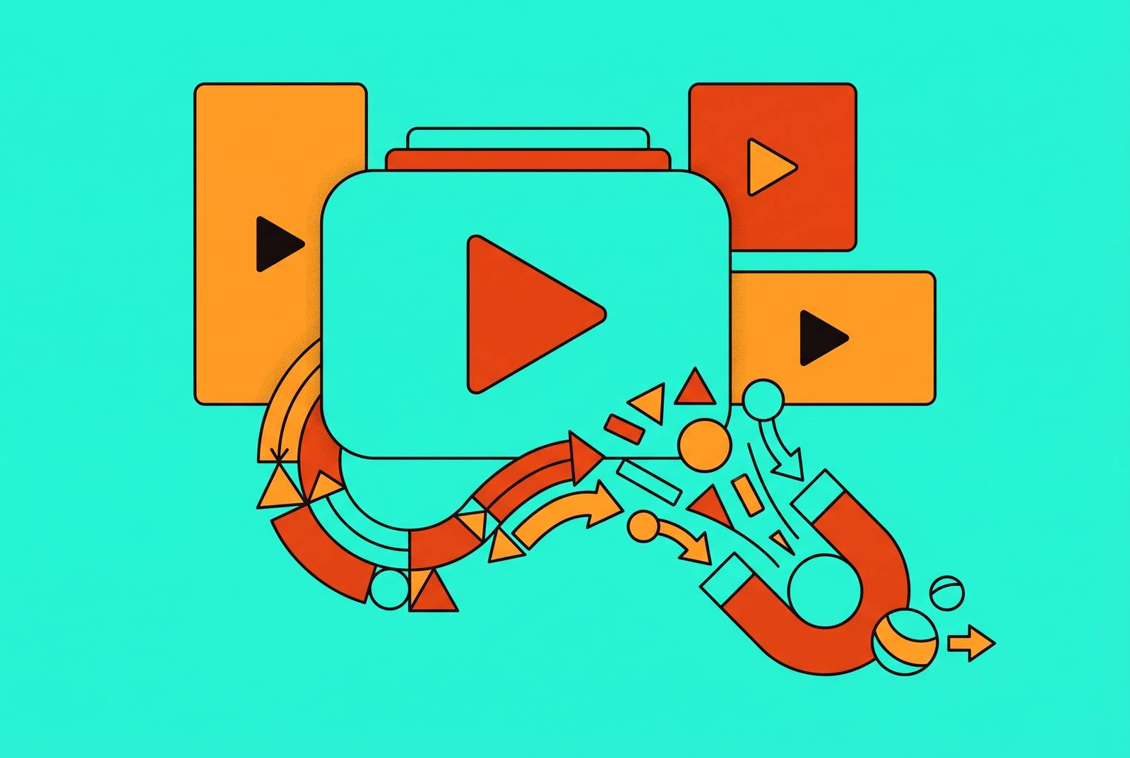 Cover illustration for “Paid Social Video Ad Formats for B2B SaaS Lead Generation”