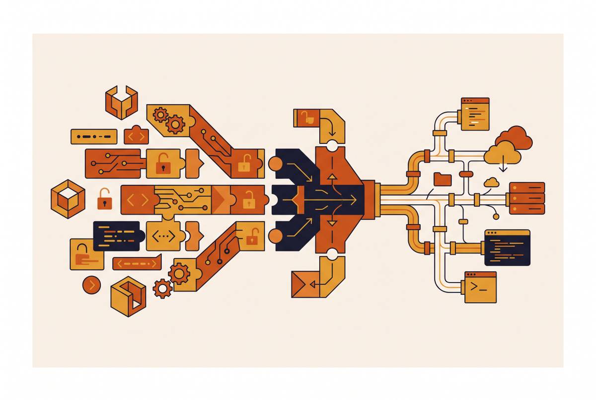 Cover illustration for “Open Source LLMs for Production Coding Workflows”