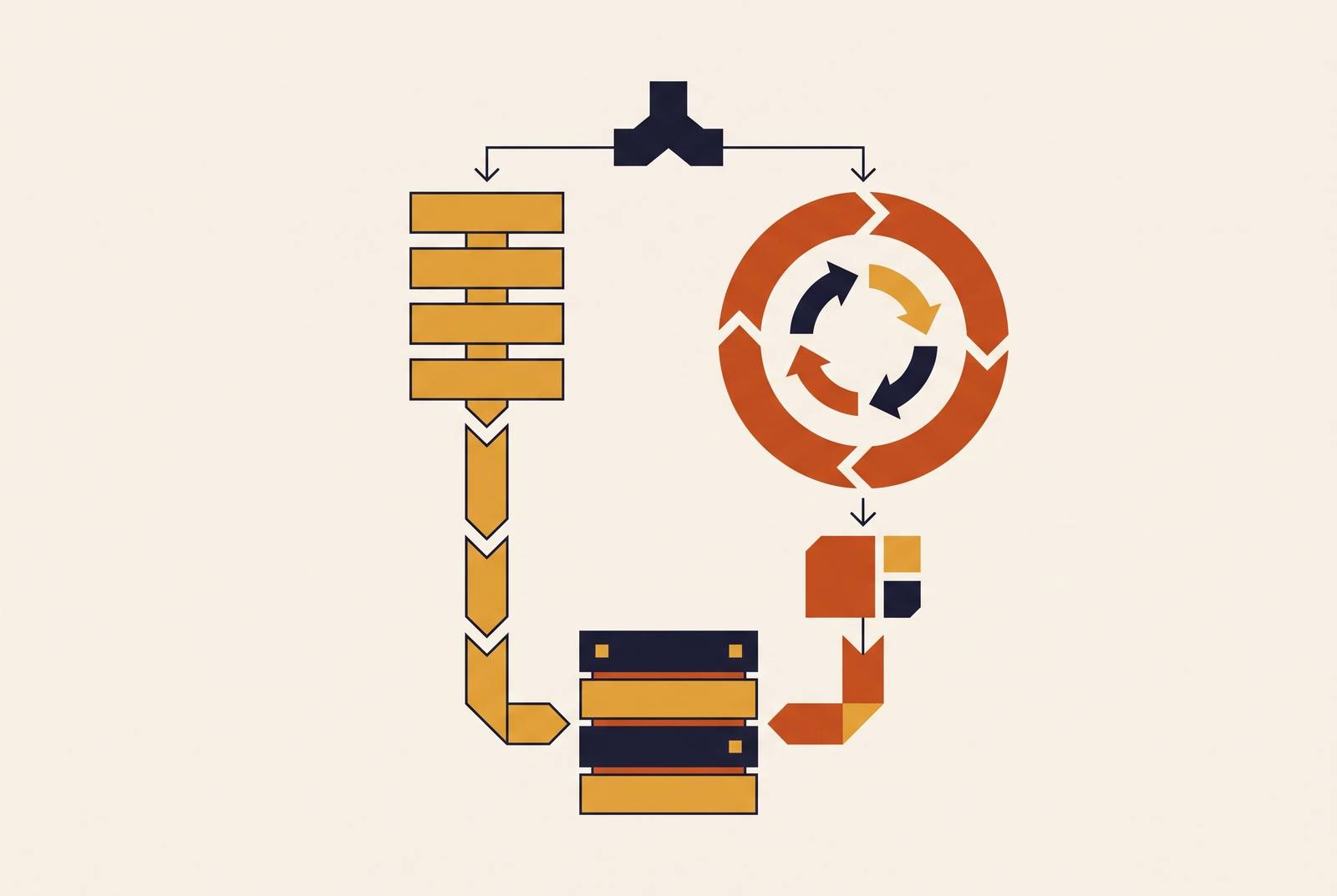Cover illustration for “Inference vs Fine-Tuning for Production Deployment Decisions”