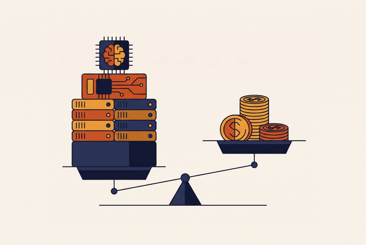 Cover illustration for “Total Cost of Ownership for LLM Infrastructure Options”