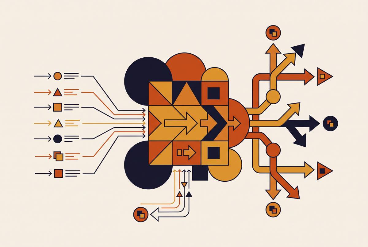 Cover illustration for “AI Orchestration via a Unified LLM Gateway”