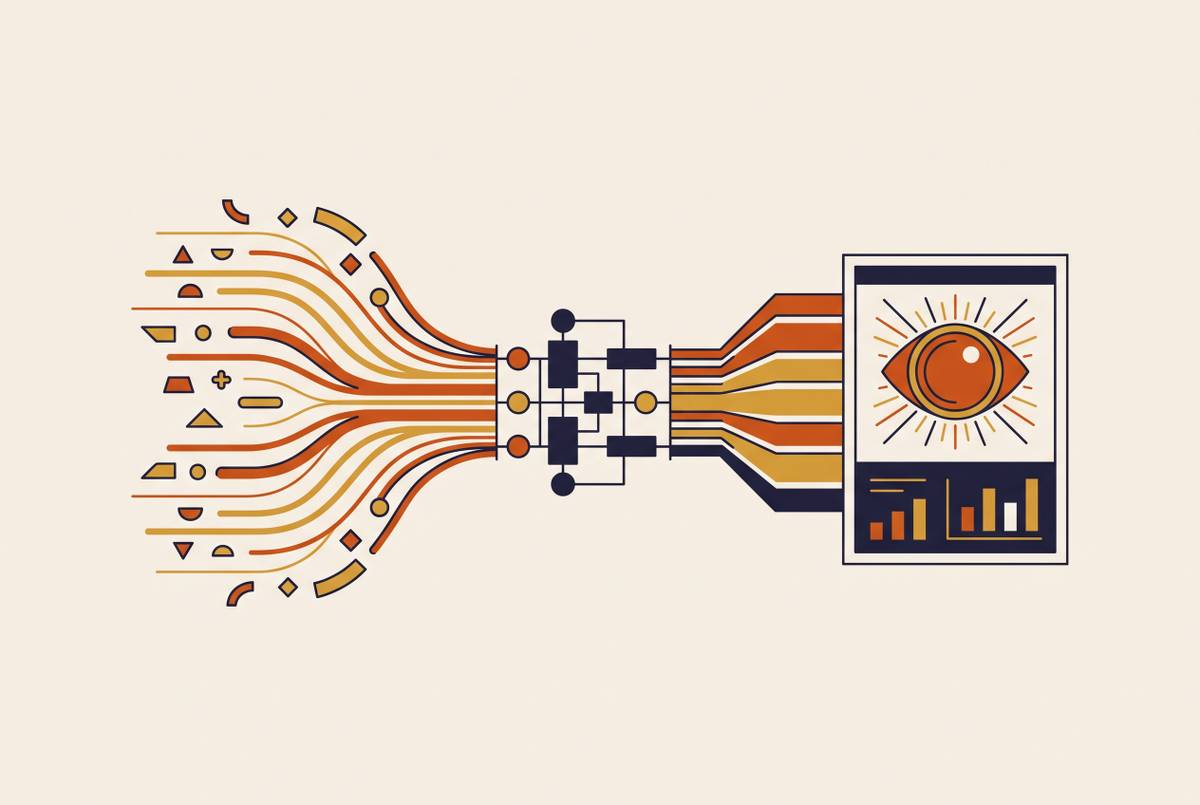 Cover illustration for “Observability Architecture for Production LLM Traffic”