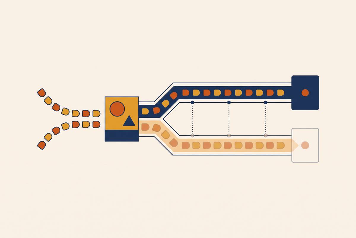 Cover illustration for “Shadow Mode Testing for LLM Routing Changes”