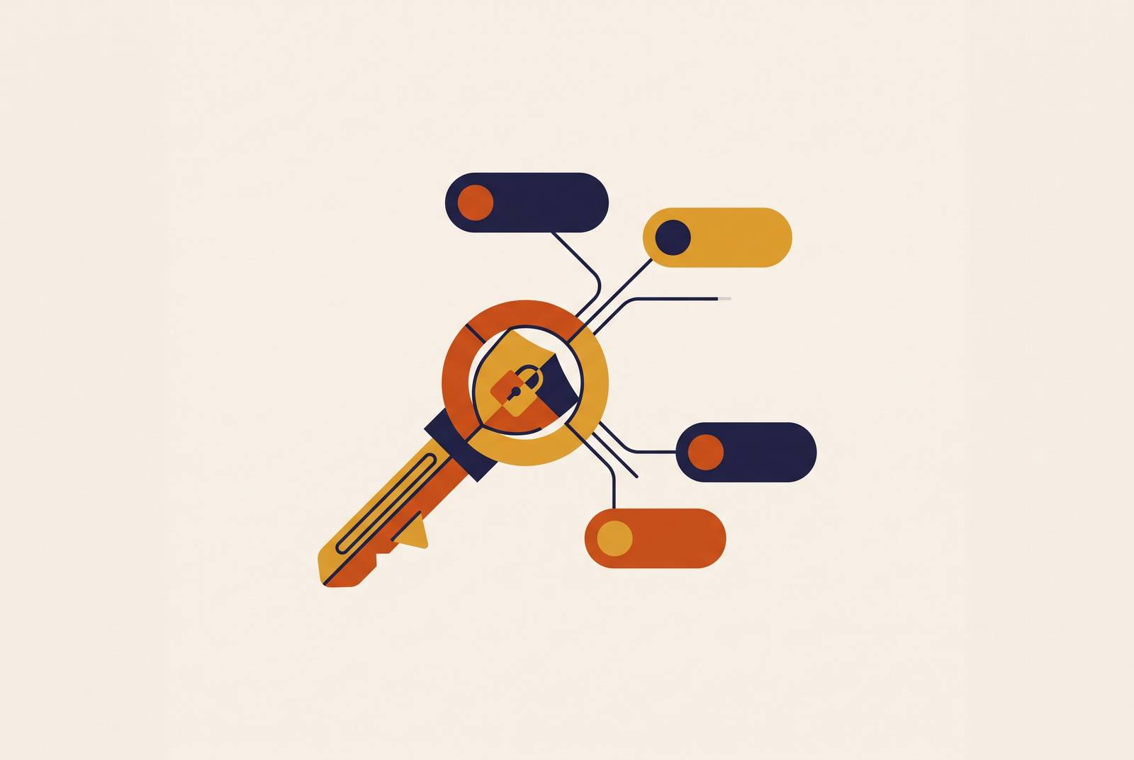 Cover illustration for “Credential Management in Multi-Provider LLM Stacks”