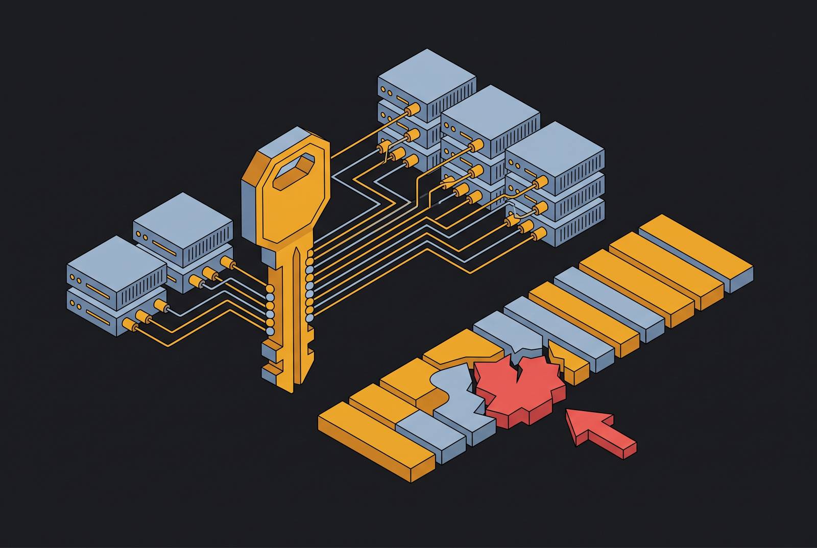 Cover illustration for “Shared Credentials and the Spend Attribution Breakdown Problem”