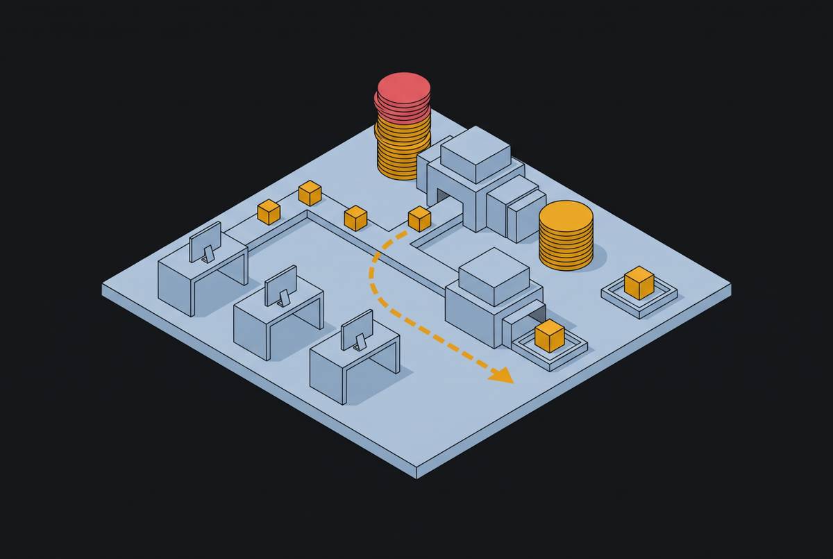 Cover illustration for “Which Teams Are Overspending on Anthropic When OpenAI Would Cost Less for the Same Task”