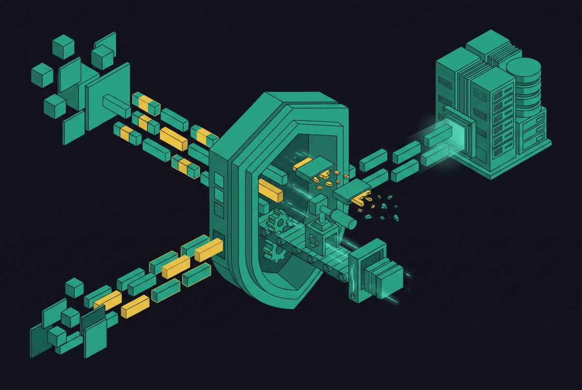 Cover illustration for “PII Redaction at the LLM Gateway Layer Before Provider Transmission”