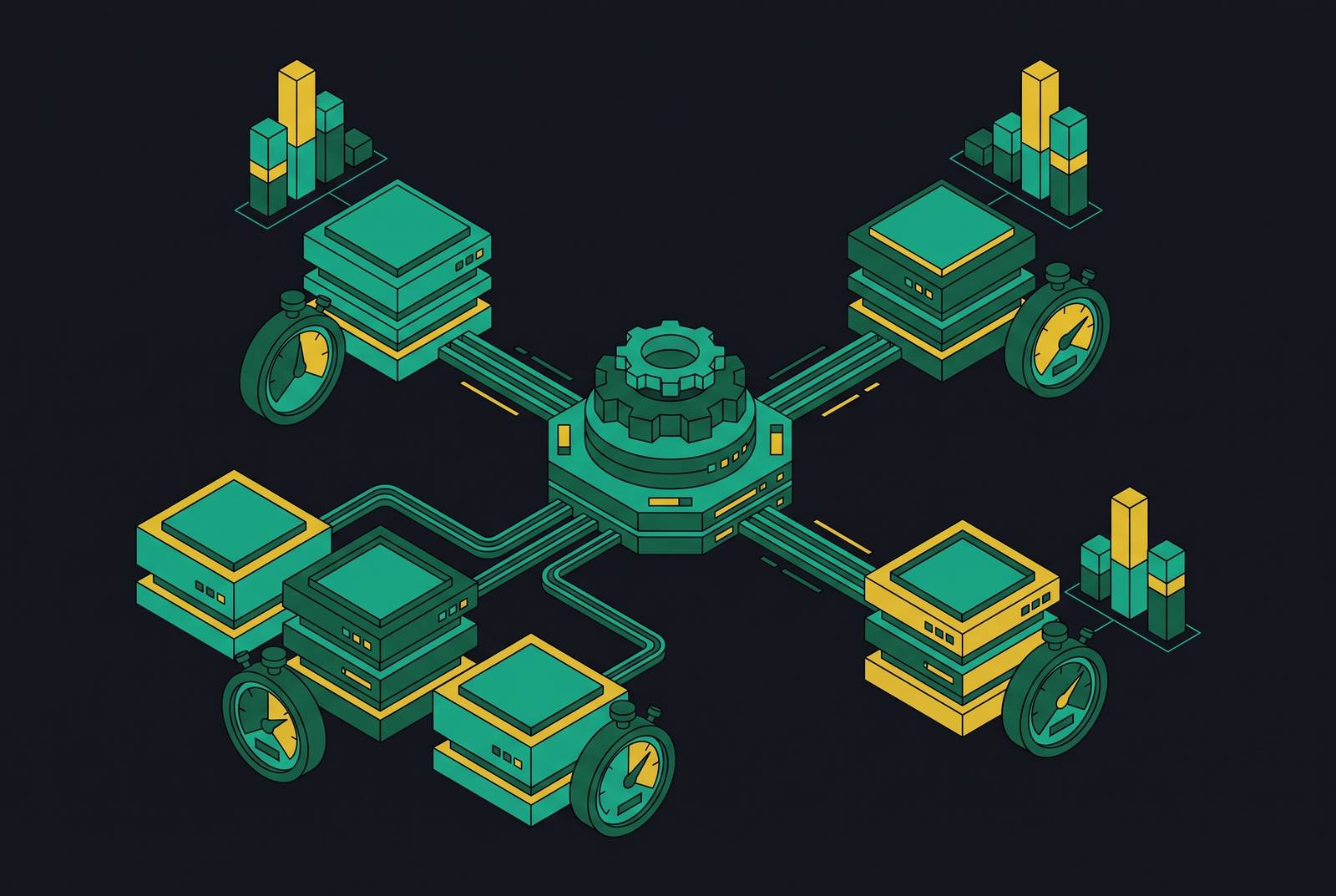 Cover illustration for “Benchmarking LLM Provider Latency for Production Routing Decisions”