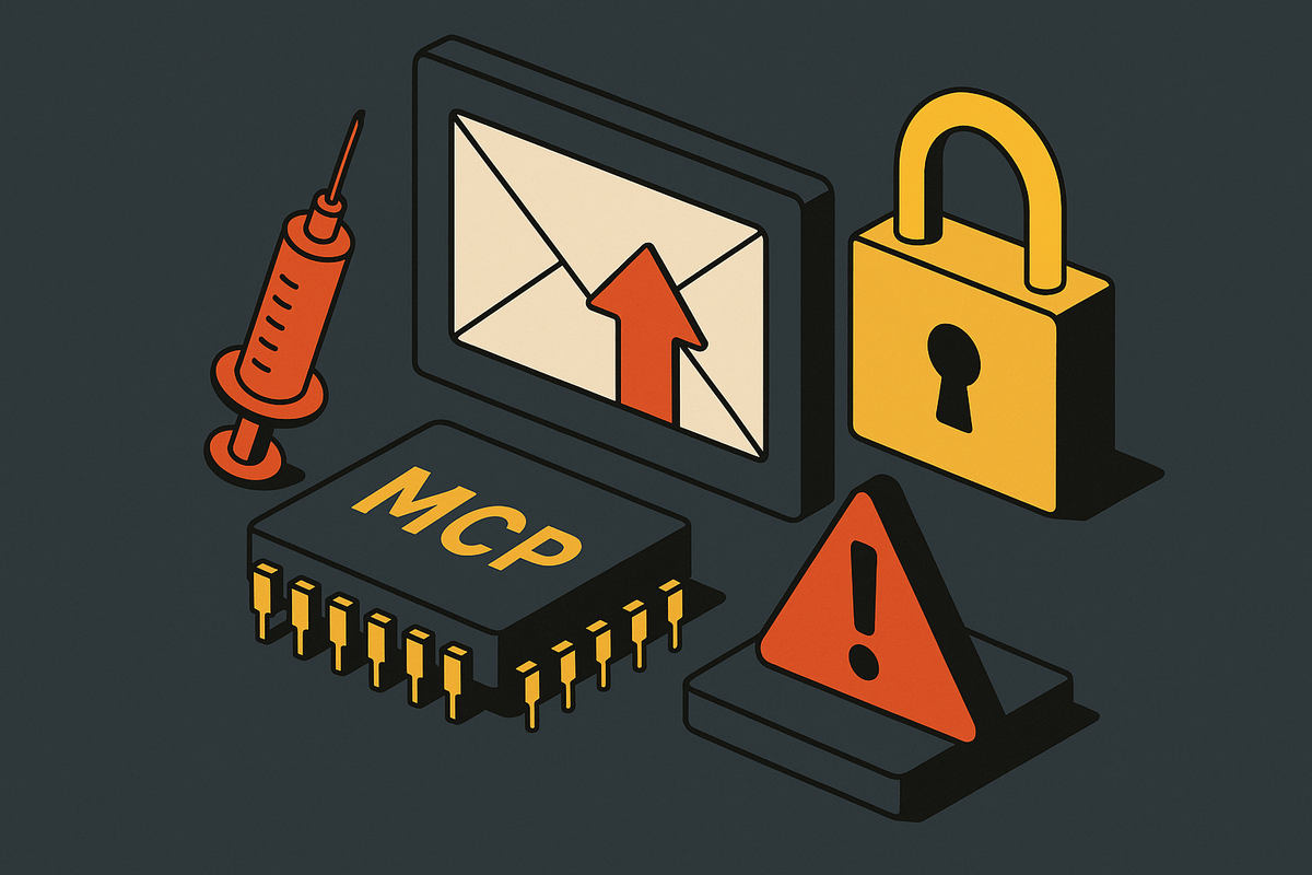 Cover illustration for “Prompt Injection Risks in MCP-Driven Email Agents”