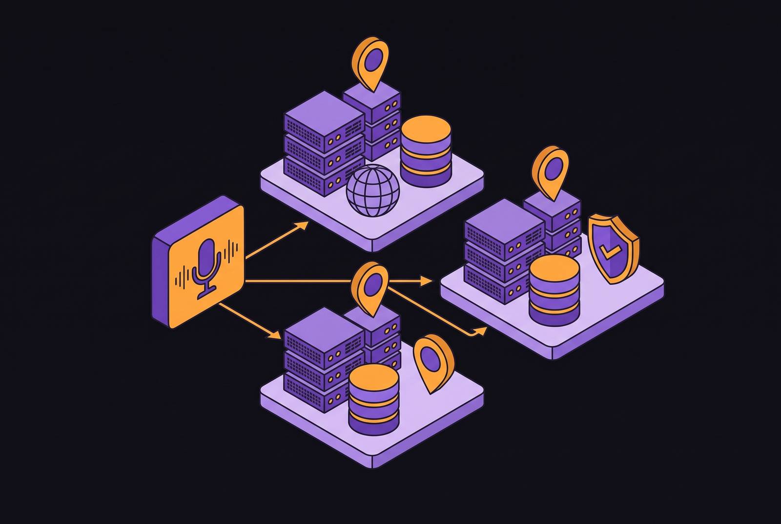 Cover illustration for “Data Residency Requirements for Meeting Intelligence Tools”