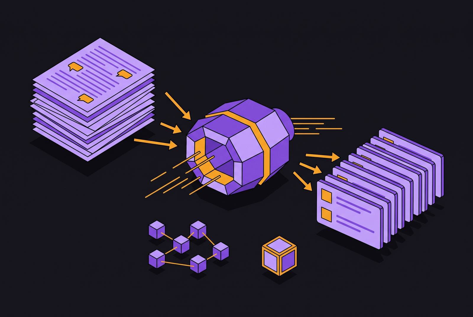 Cover illustration for “Action Item Extraction From Meeting Transcripts”