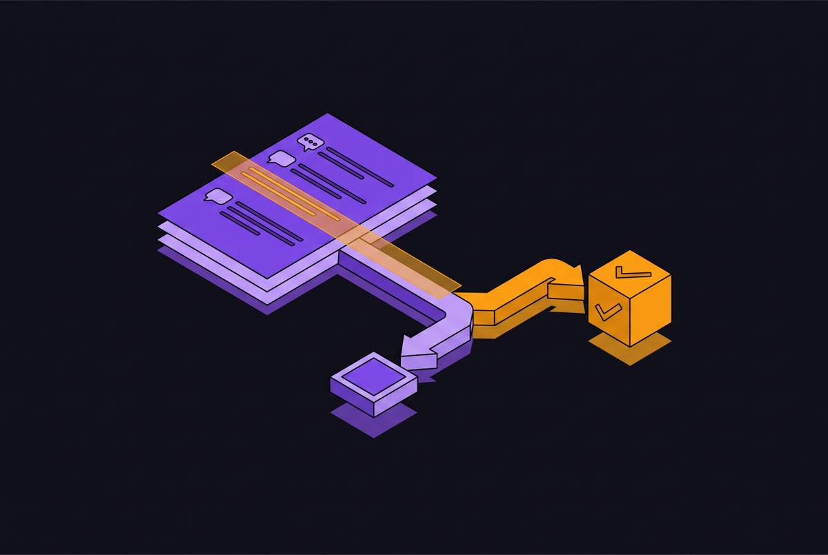 Cover illustration for “Decision Detection in Meeting Transcripts”
