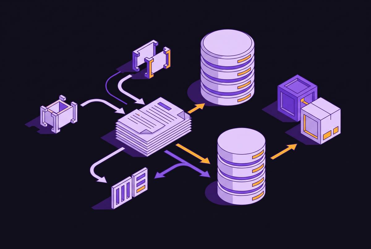 Cover illustration for “Structured Output Formats for Meeting Note Portability”
