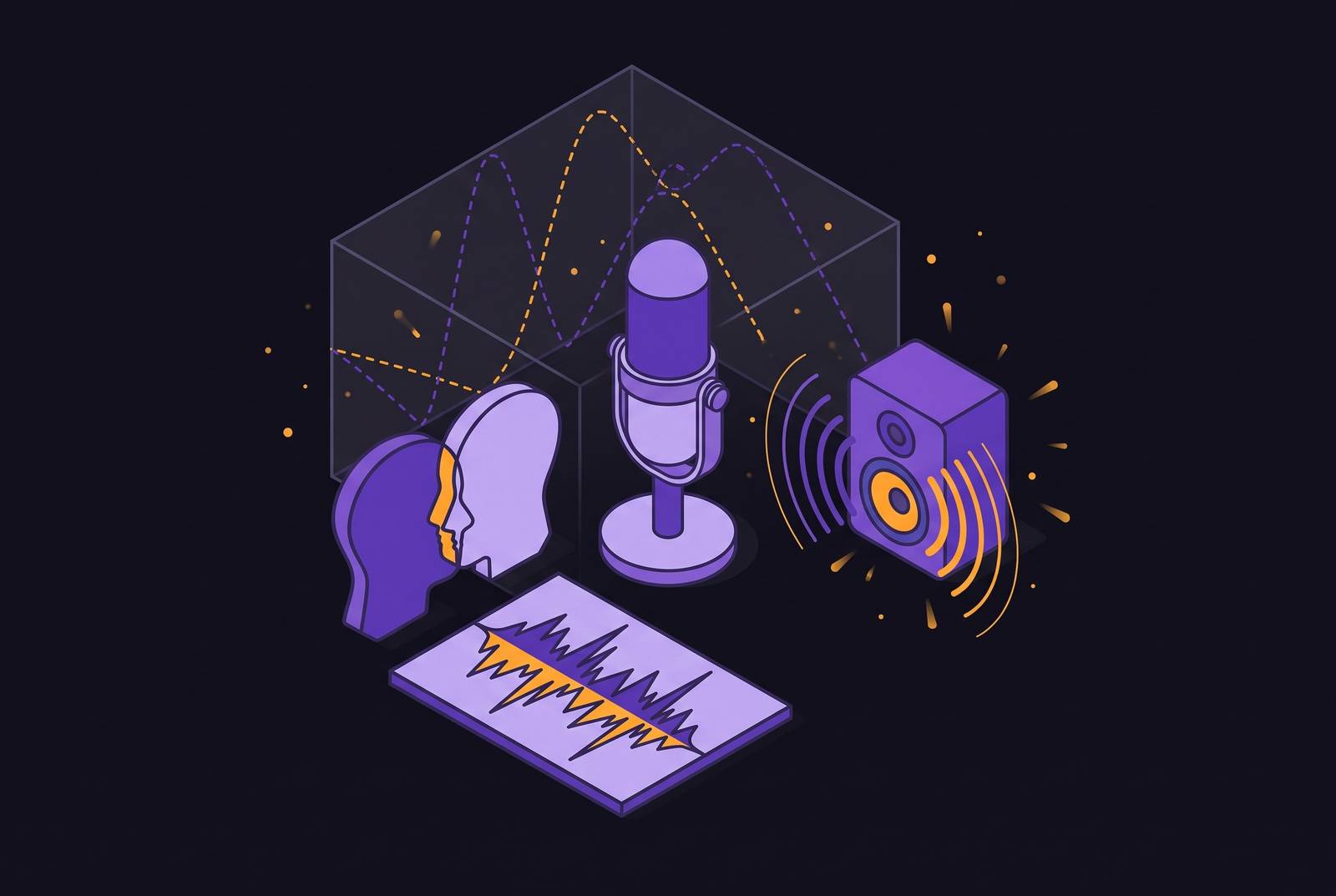 Cover illustration for “Audio Quality Factors That Degrade Meeting Transcription”
