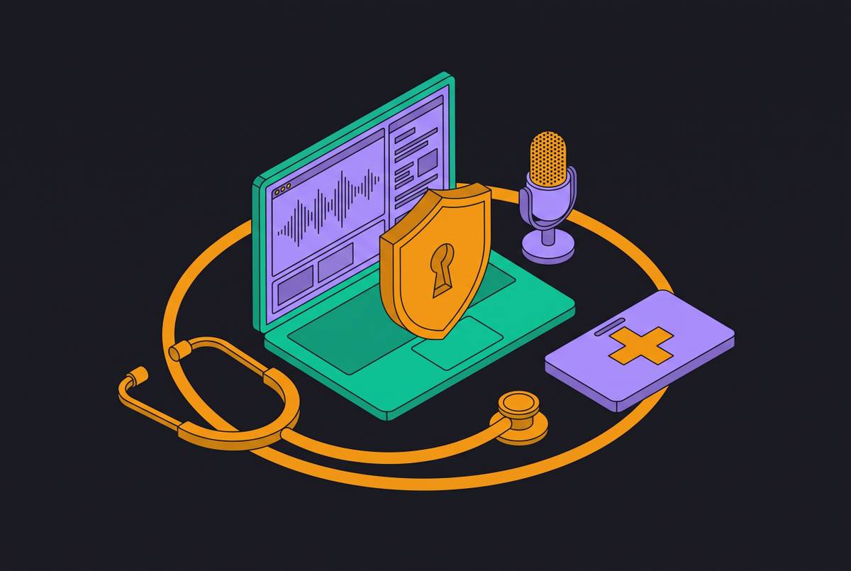 Cover illustration for “HIPAA Considerations for AI Meeting Tools in Healthcare Settings”