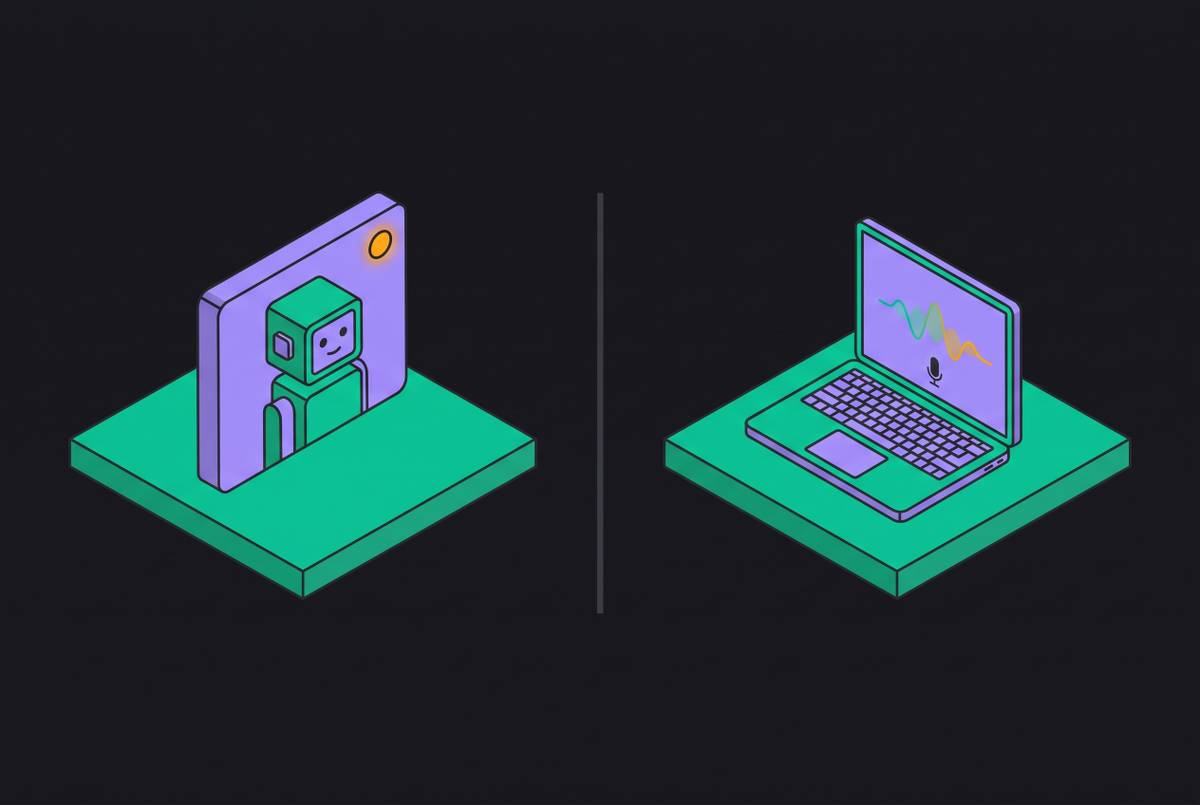 Cover illustration for “Visible Bot vs Silent Desktop Recorder for AI Notetaking”