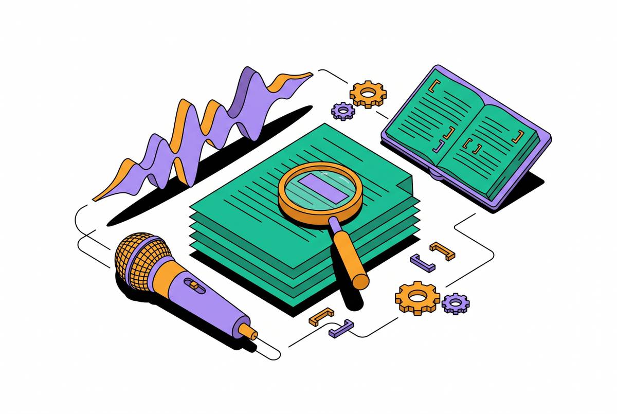Cover illustration for “Transcription Accuracy for Technical Jargon and Domain Terms”