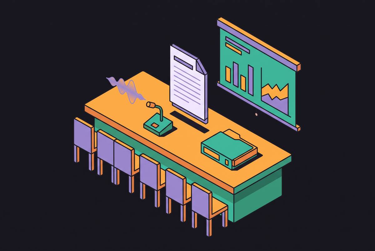 Cover illustration for “AI Notes for Board Meetings and Executive Briefings”