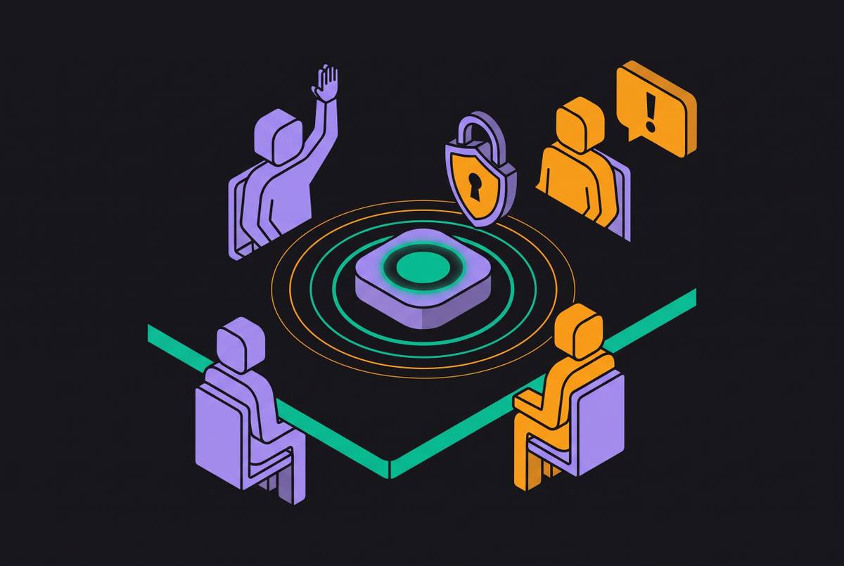 Cover illustration for “Handling Participant Objections to AI Meeting Recorders”