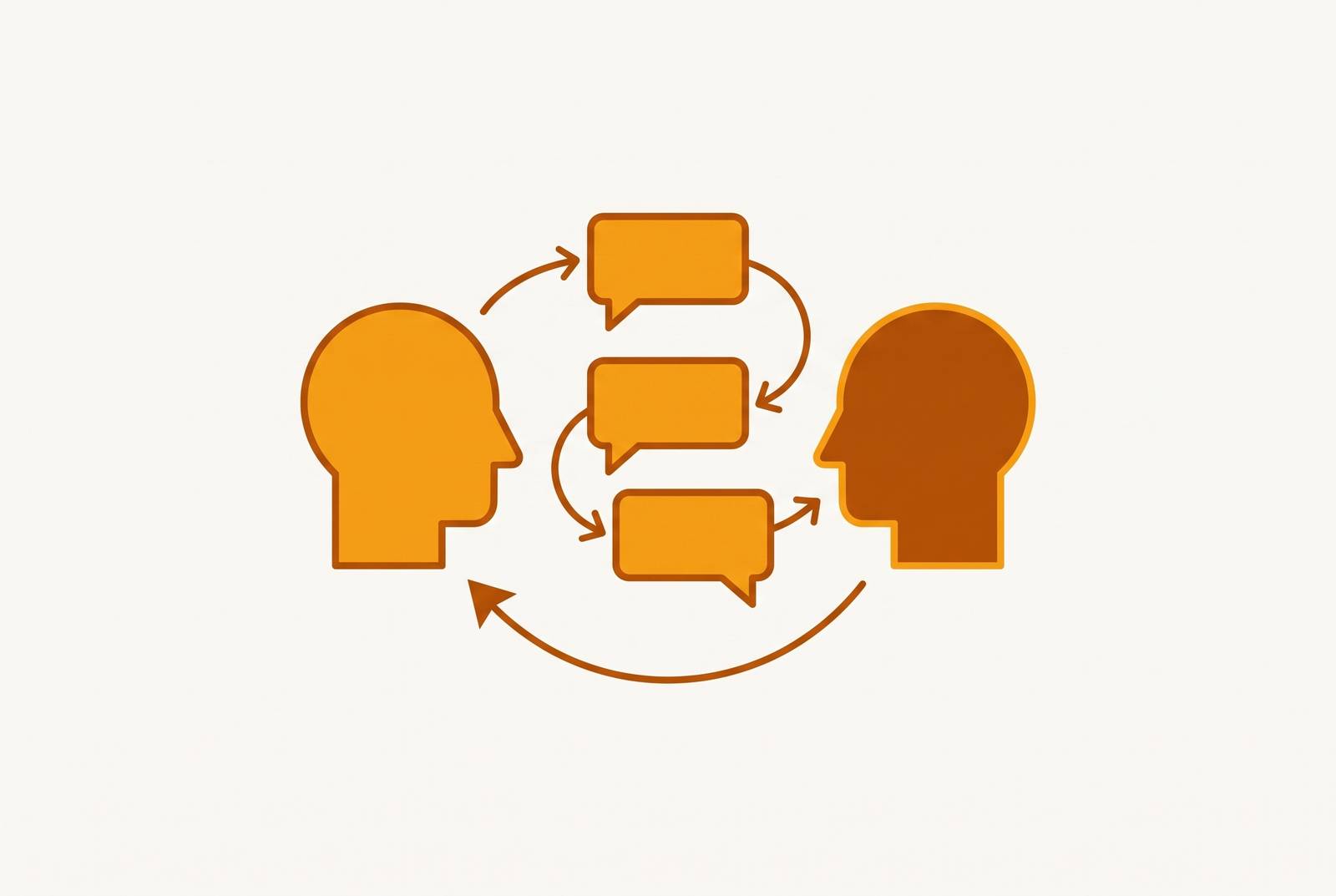 Cover illustration for “Repeated Conversations as an Organizational Failure Mode”