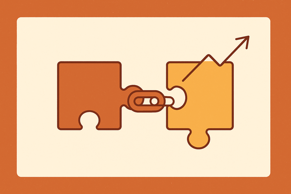 Cover illustration for “Linking Decisions to Outcomes in Long-Running Projects”