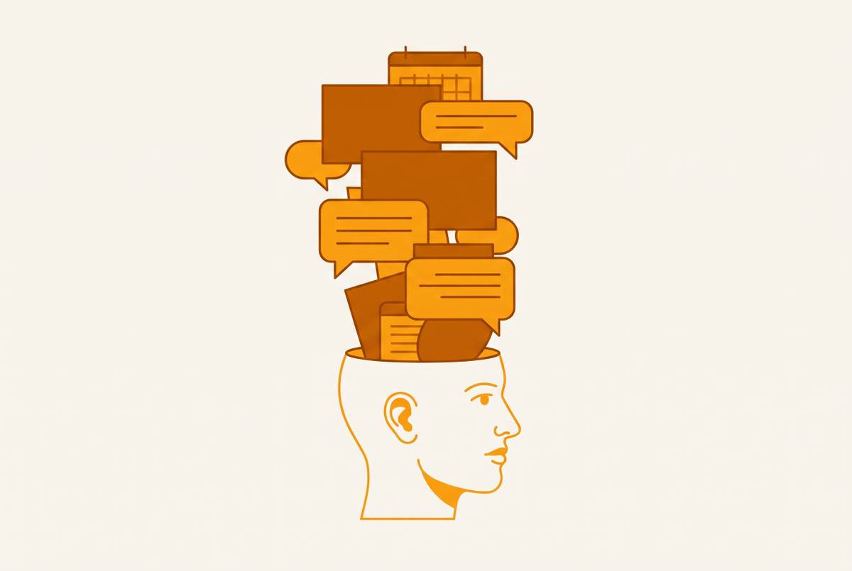 Cover illustration for “Cognitive Load in Meeting-Heavy Knowledge Work”