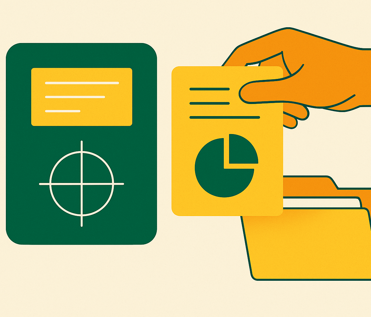 Cover illustration for “Sales Battle Cards vs Case Studies as Sales Assets”