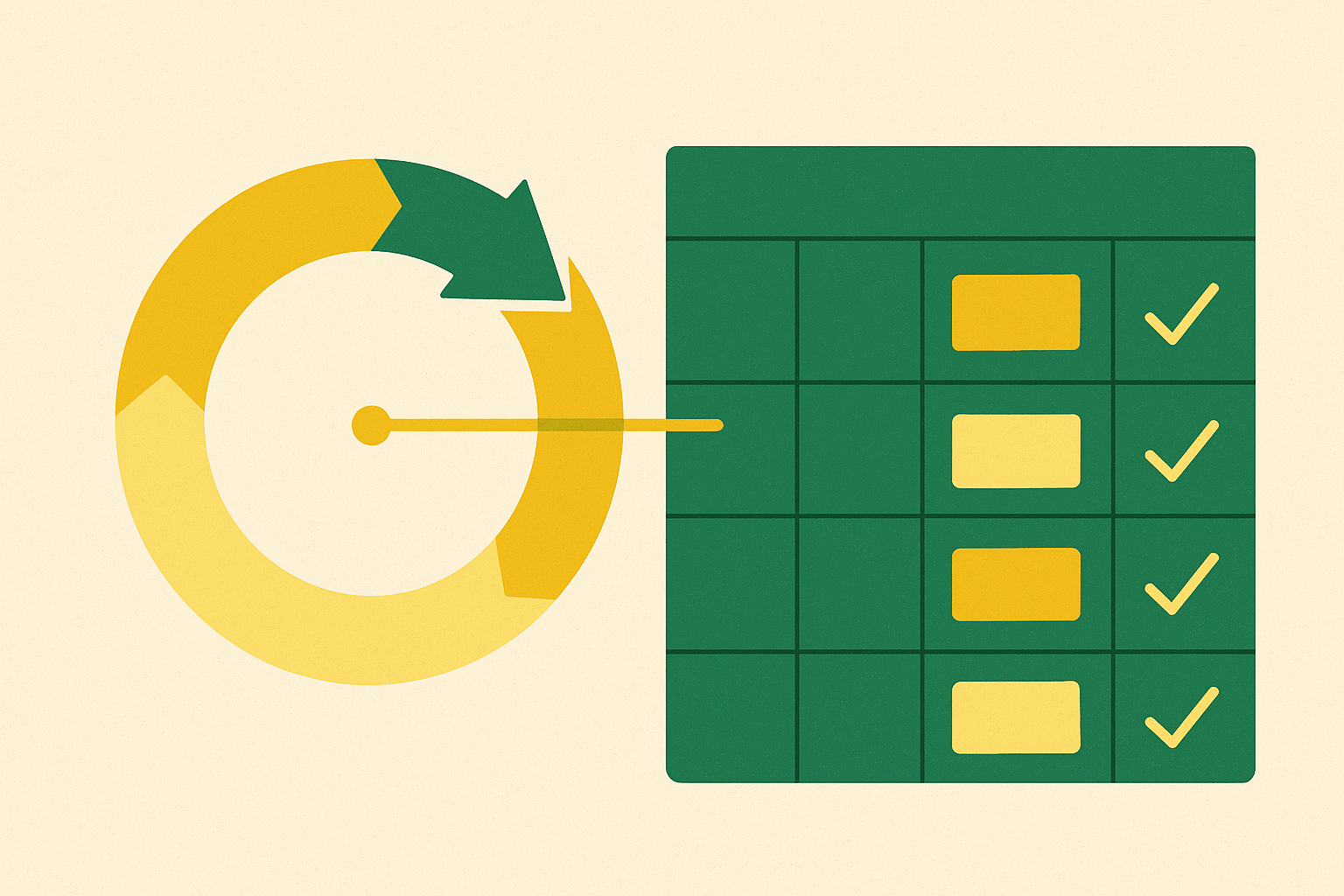 Cover illustration for “Editorial Calendar Alignment with Sales Cycle Stages”