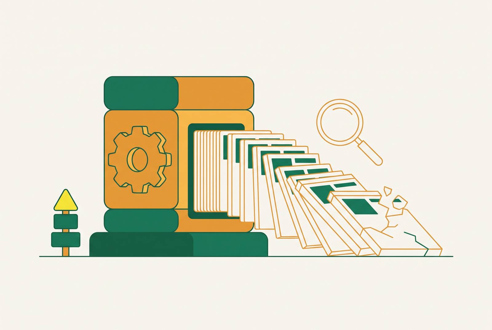 Cover illustration for “Programmatic SEO Risks for Early-Stage B2B Sites”
