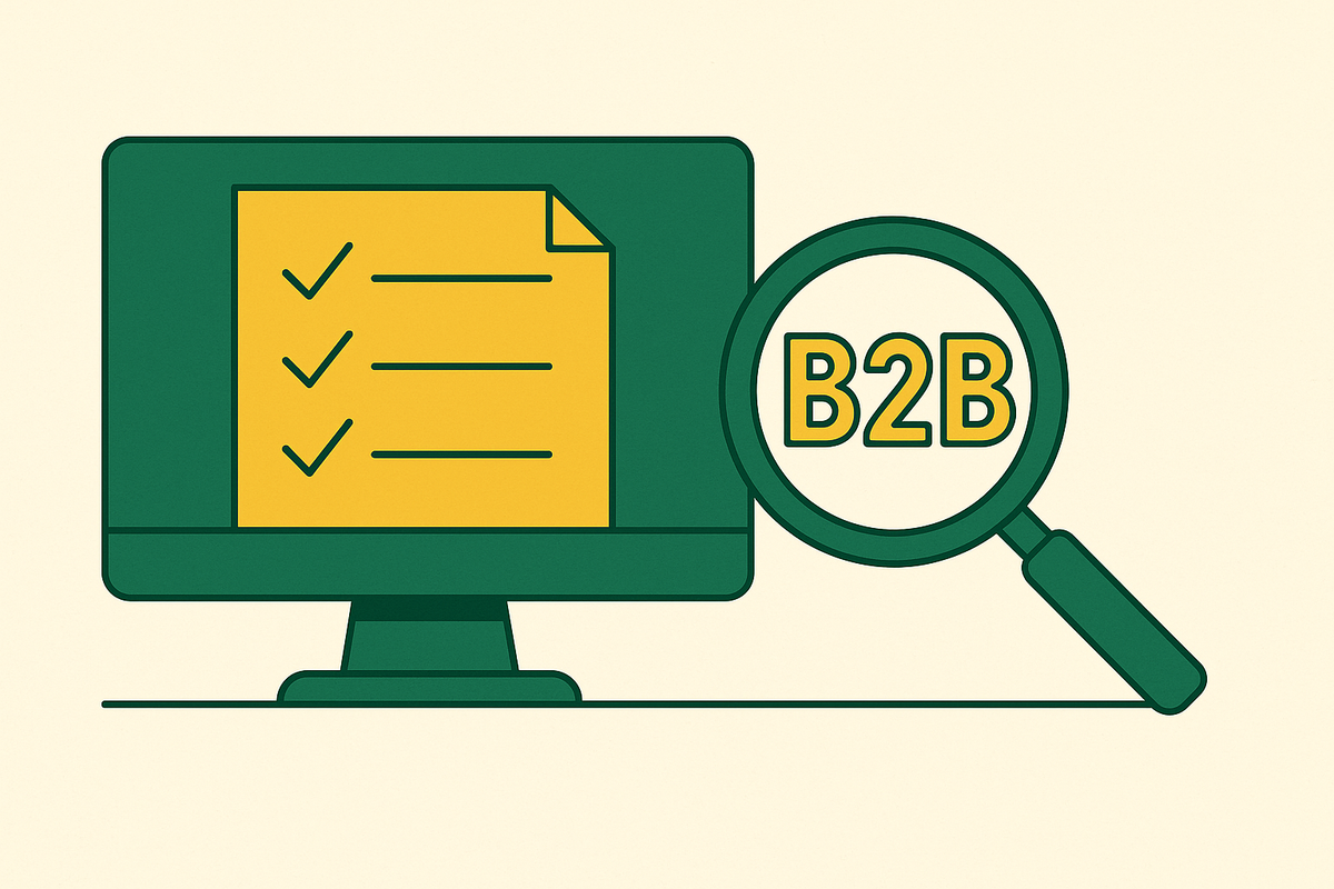 Cover illustration for “Proof of Concept Template for B2B Software Evaluations”