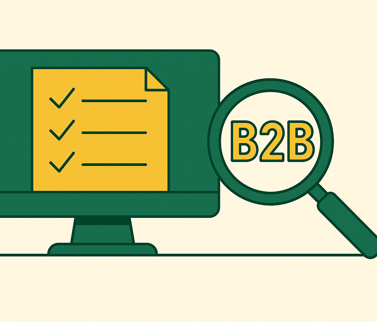 Cover illustration for “Proof of Concept Template for B2B Software Evaluations”