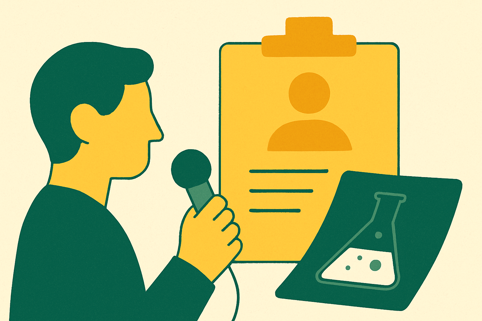 Cover illustration for “Case Study Interview Questions That Surface Specific Proof”