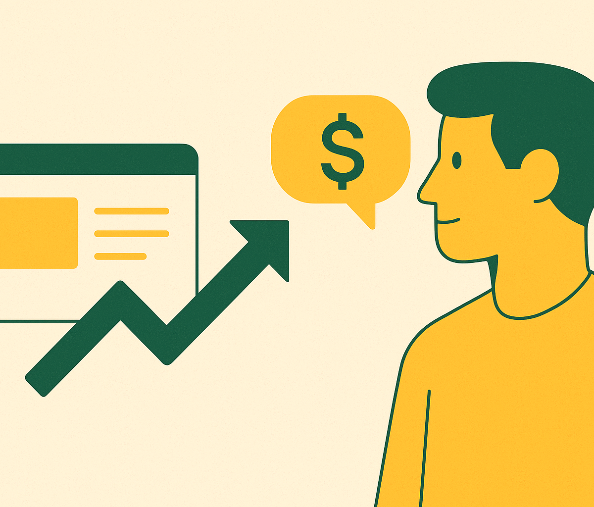 Cover illustration for “Converting Blog Readers into Sales Conversations”