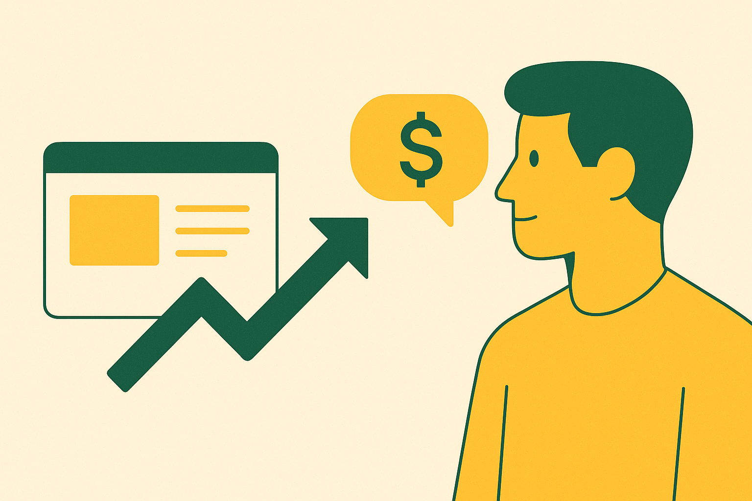 Cover illustration for “Converting Blog Readers into Sales Conversations”