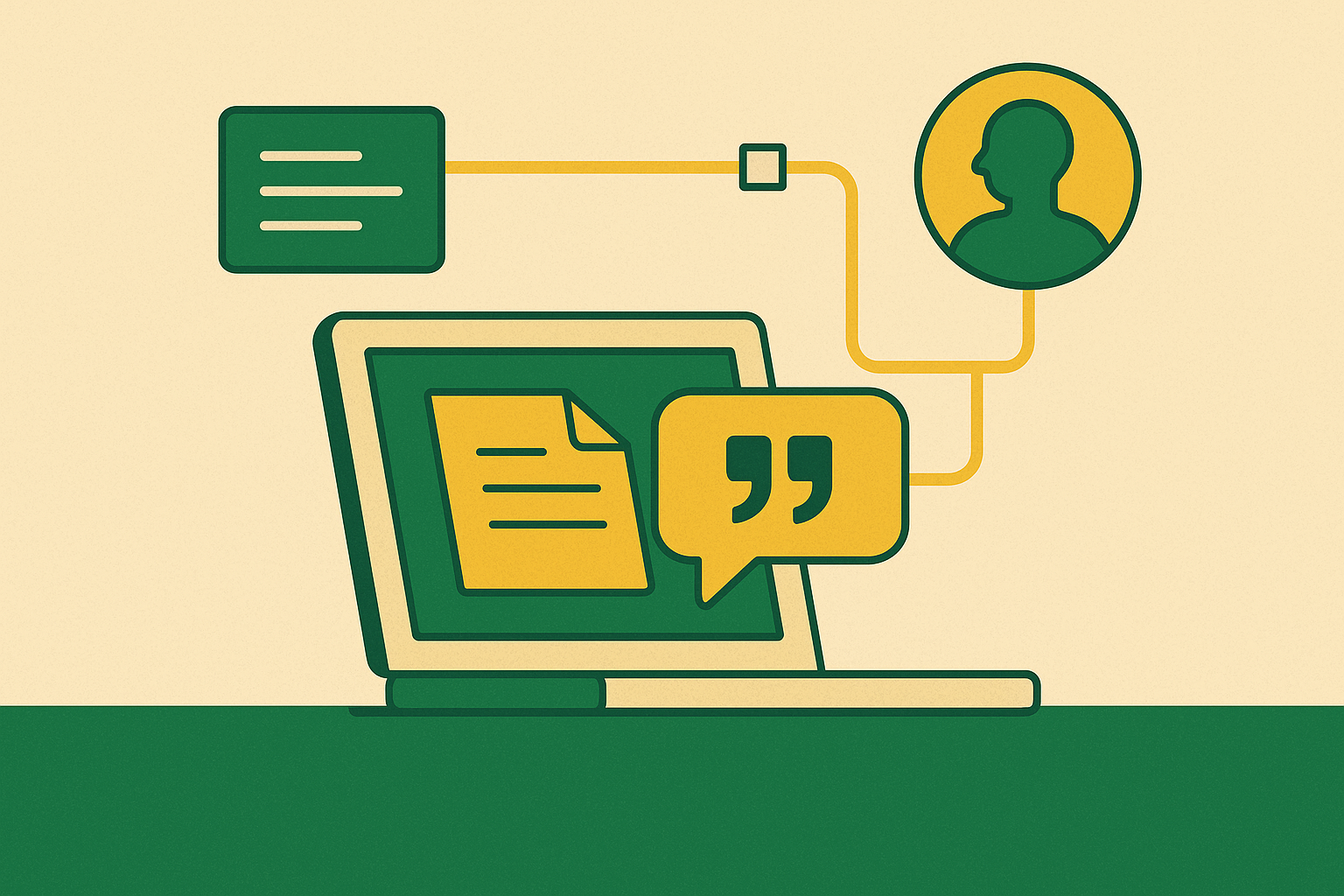 Cover illustration for “platforms that extract verbatim quotes from customer interviews and call recordings for case study production”
