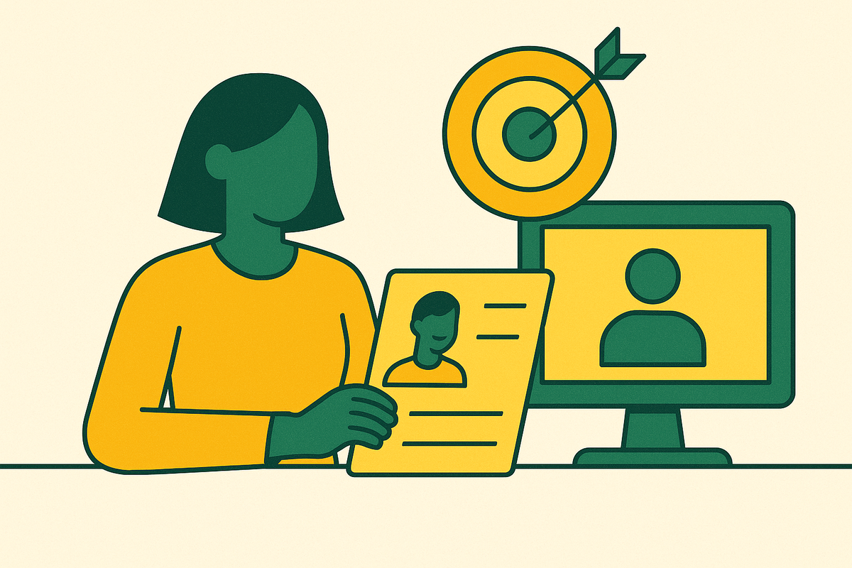 Cover illustration for “Account-Based Marketing Examples Using Customer Stories”