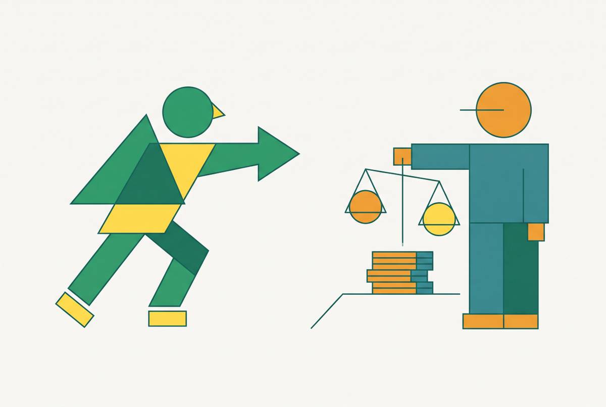 Cover illustration for “Champion Persona vs Economic Buyer Persona in B2B Sales”