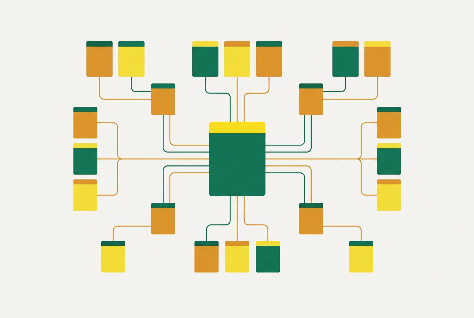 Cover illustration for “Internal Linking Architecture for B2B Content Sites”