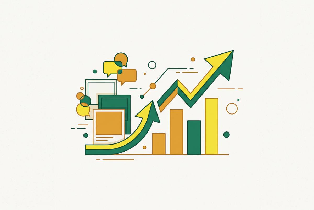 Cover illustration for “LinkedIn Analytics for Measuring Social Proof Content ROI”