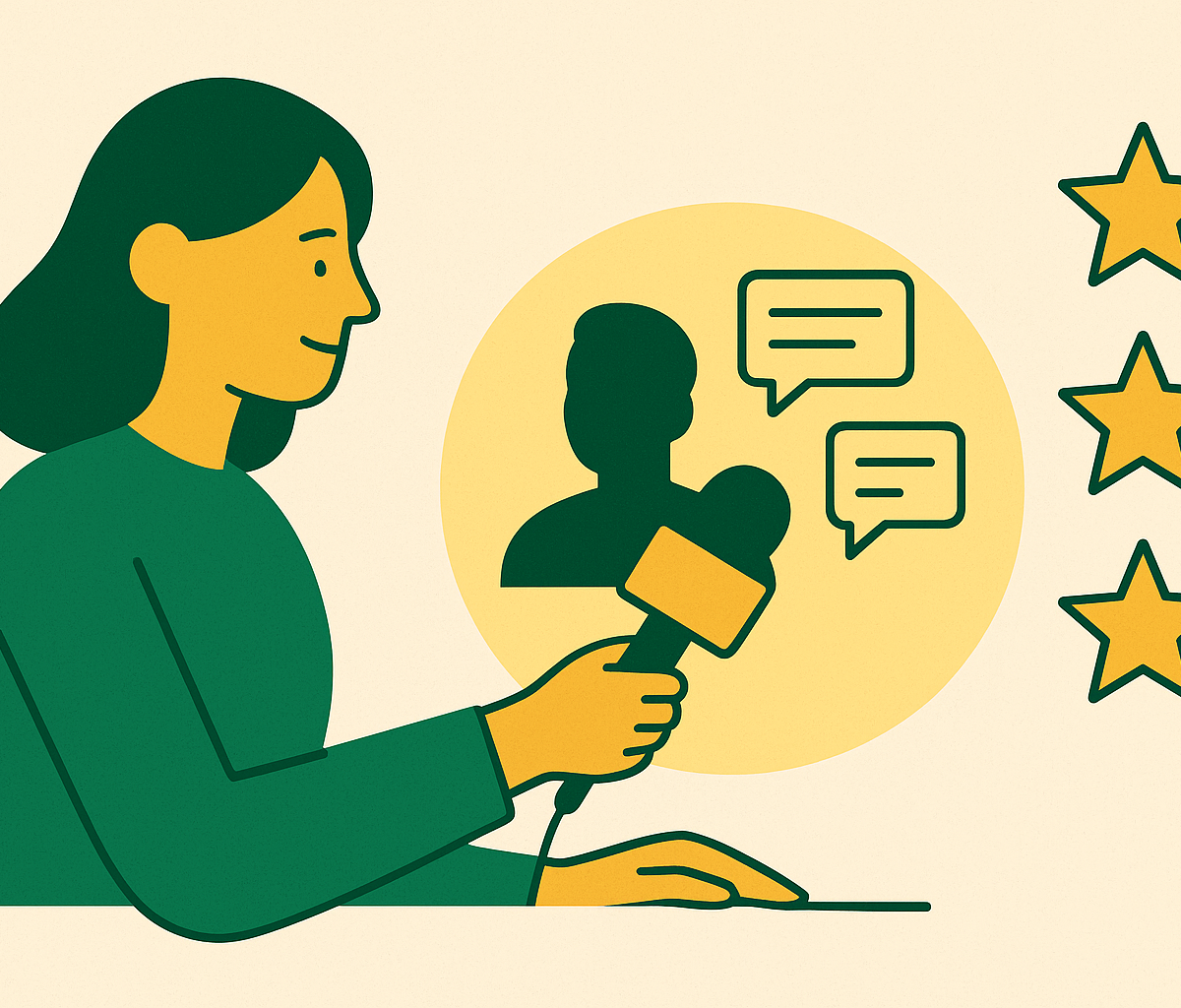 Cover illustration for “Win-Loss Interview Programs That Feed Social Proof Assets”