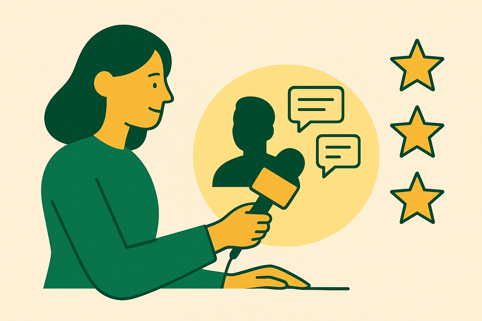 Cover illustration for “Win-Loss Interview Programs That Feed Social Proof Assets”